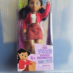 Disney The Proud Family Penny Proud Doll - Red Jacket & Brown Skirt
